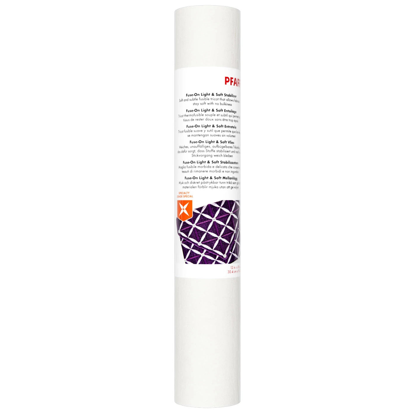 Pfaff Fuse-on Light & Soft Stabilizer - 12" X 10yds
