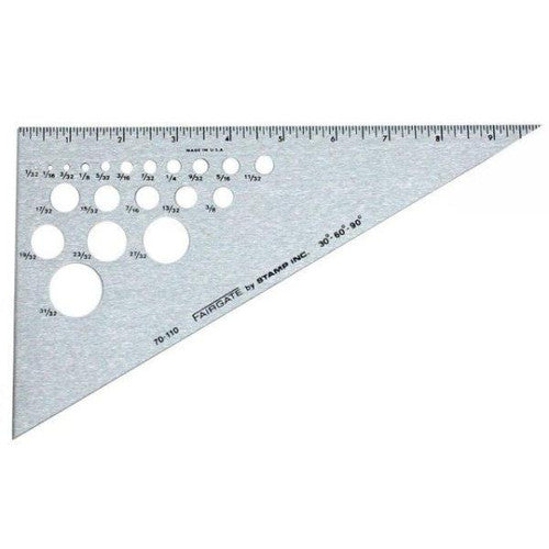 Fairgate Tri Ruler - Generic #FG70-110