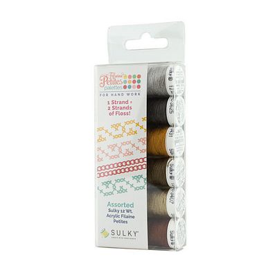 Sulky Filaine Acrylic Petites Furry Friends Dark 6ct