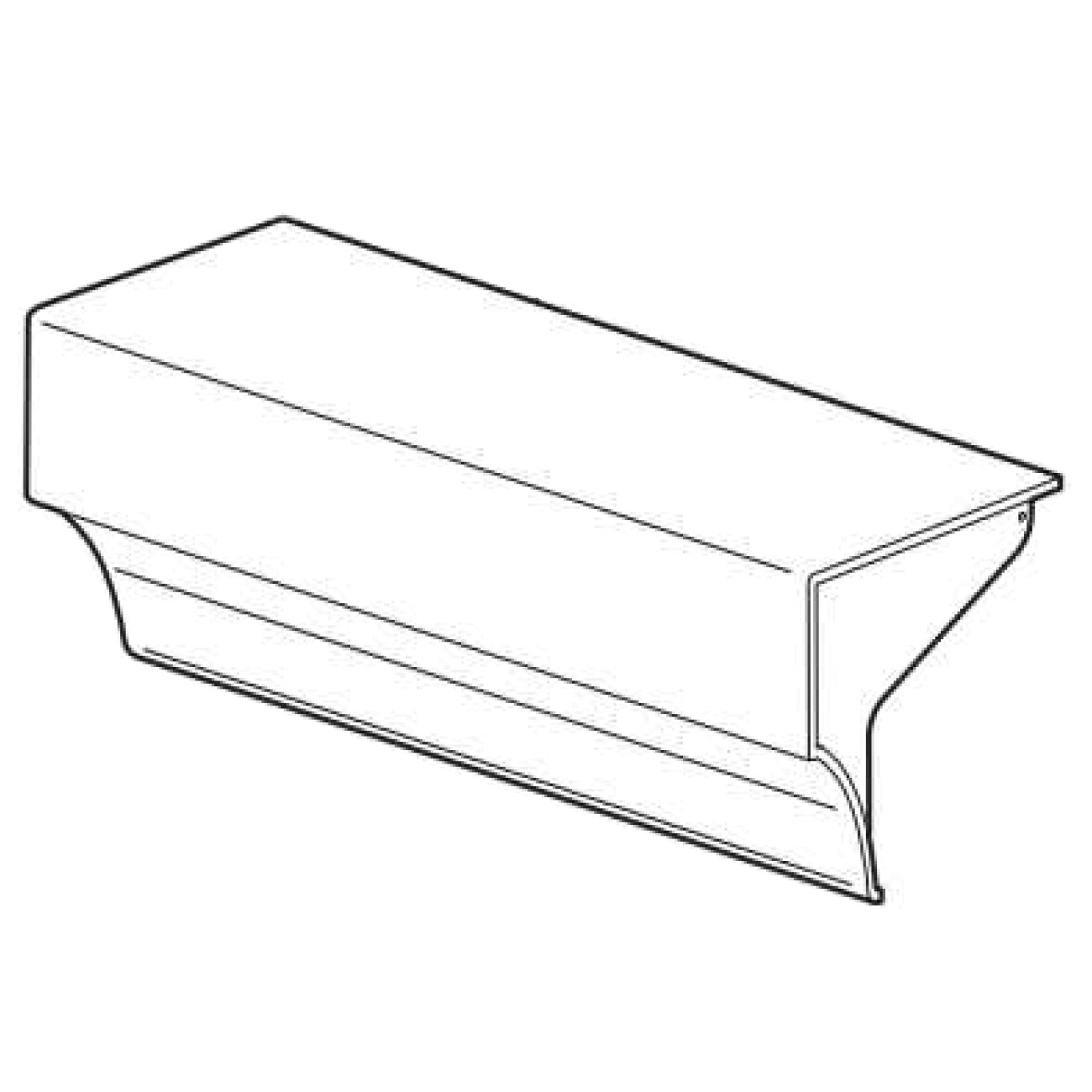 Extension Table Front Lid, Elna #865005000
