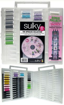 Sulky Thread Slimline Box Spoolies Pack 1