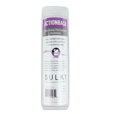 Sulky Action Back - 8 in x 6 yd roll - White