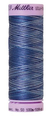Mettler Silk Finish Multi 100m 109yd 5ct-Evening Blue