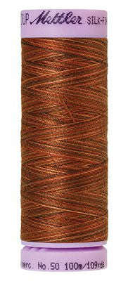 Mettler Silk Finish Multi 100m 109yd 5ct-Chocolate