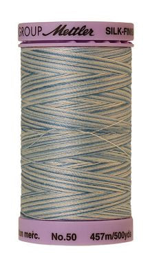 Mettler Silk Finish Multi 40wt 220yd 5ct- Tranquil Blue
