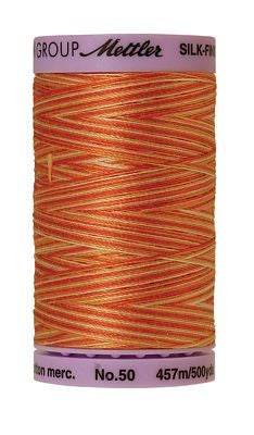 Mettler Silk Finish Multi 50wt 457m 500yd 5ct-Rust Ombre