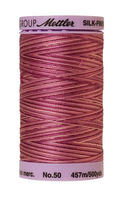 Mettler Silk Finish Multi 50wt 457m 500yd 5ct-Pink Flox
