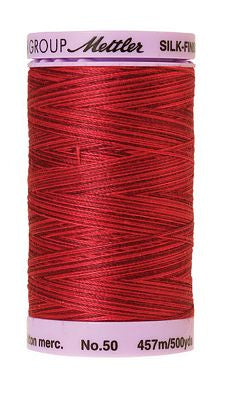 Mettler Silk Finish Multi 40wt 220yd 5ct- Midnight Garnet