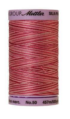 Mettler Silk Finish Multi 40wt 220yd 5ct- Cranberry Crush