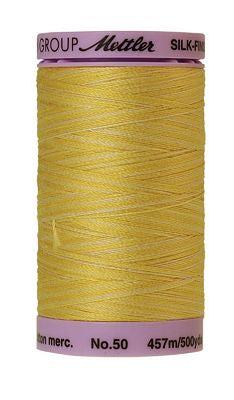 Mettler Silk Finish Multi 40wt 220yd 5ct- Canary Yellow