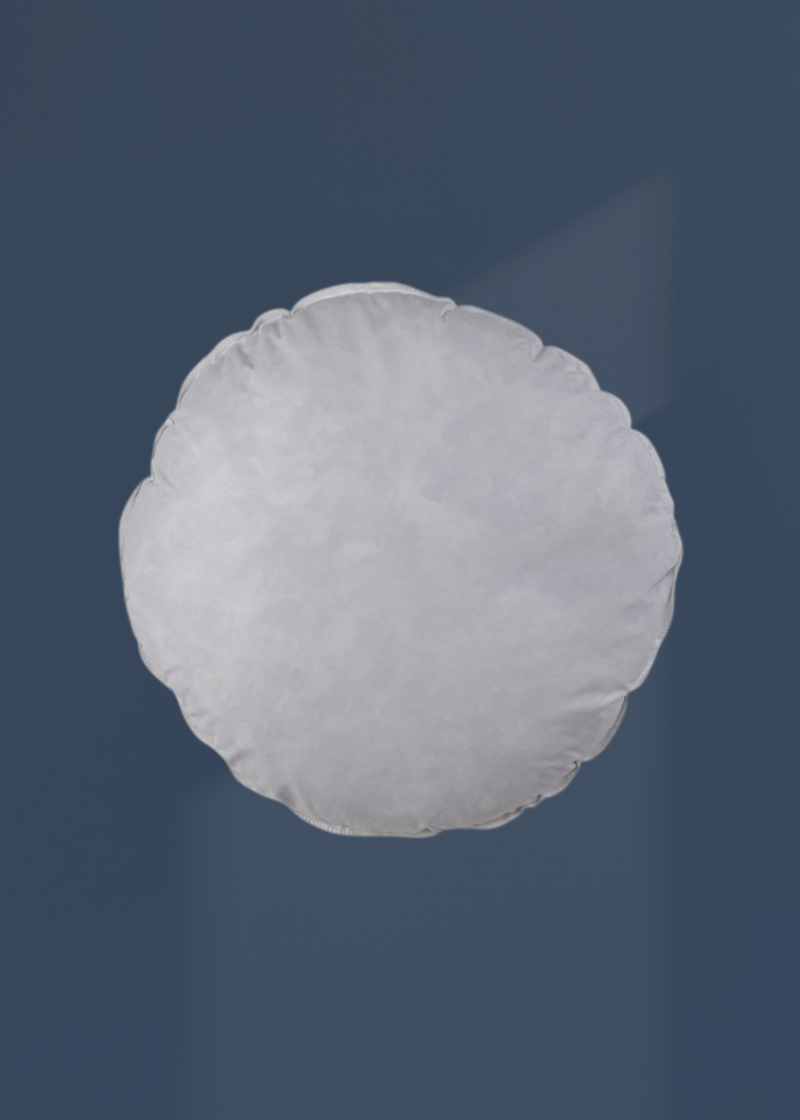 90% Feather/10% Down Round Pillow Insert - 14" - White