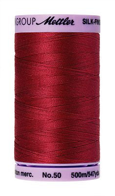 Mettler Silk Finish 50wt 500m 547yd 5ct- Fire Engine