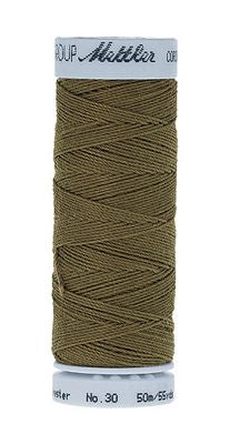Mettler Cordonnet 30wt 50m 55yd 5ct-Olive Drab