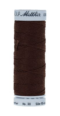 Mettler Cordonnet 30wt 50m 55yd 5ct-Chocolate