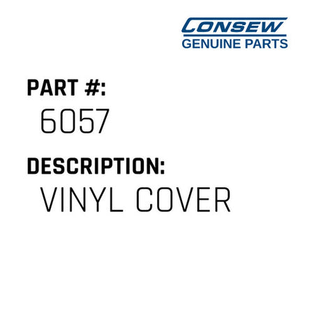 Vinyl Cover - Consew #6057