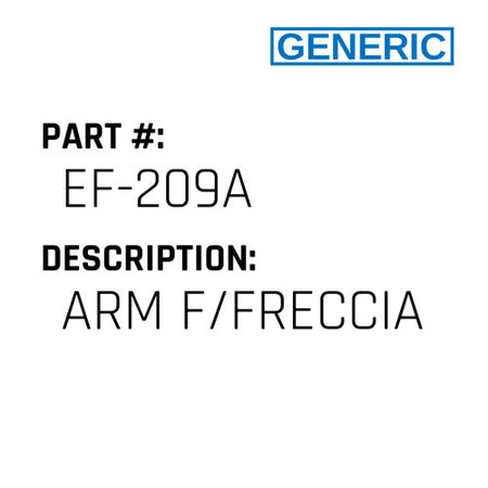 Arm F/Freccia - Generic #EF-209A