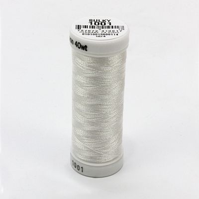 Sulky Rayon Thread 40wt 250yd 3ct Bright White