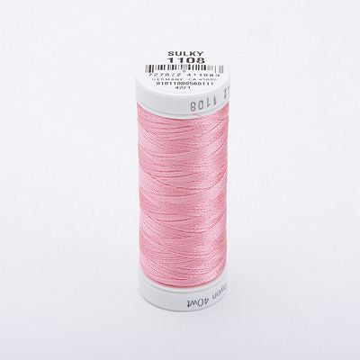 Sulky Rayon Thread 40wt 250yd 3ct Light Mauve