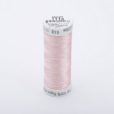 Sulky Rayon Thread 40wt 250yd 3ct Pastel Mauve