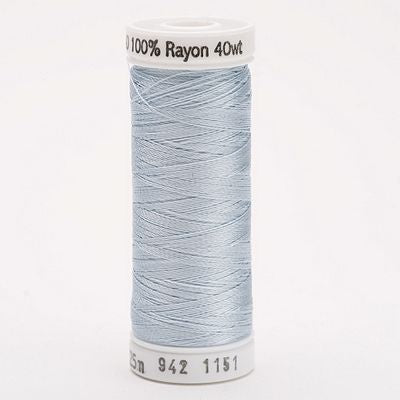 Sulky Rayon Thread 40wt 250yd 3ct Powder Blue Tint