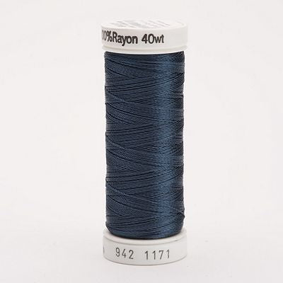 Sulky Rayon Thread 40wt 250yd 3ct Weathered Blue