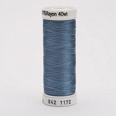 Sulky Rayon Thread 40wt 250yd 3ct Medium Weathered Blue