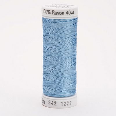 Sulky Rayon Thread 40wt 250yd 3ct Light Baby Blue