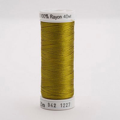 Sulky Rayon Thread 40wt 250yd 3ct Gold Green
