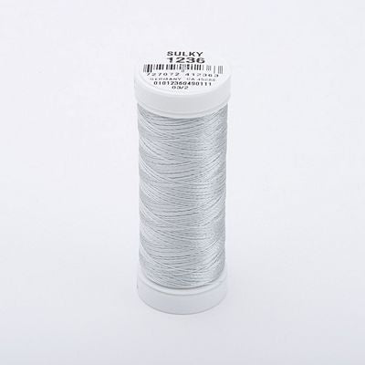 Sulky Rayon Thread 40wt 250yd 3ct Light Silver