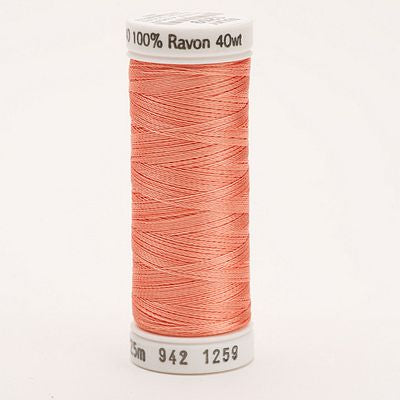 Sulky Rayon Thread 40wt 250yd 3ct Salmon Peach