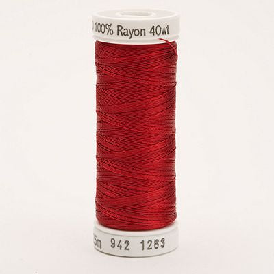 Sulky Rayon Thread 40wt 250yd 3ct Red Jubilee