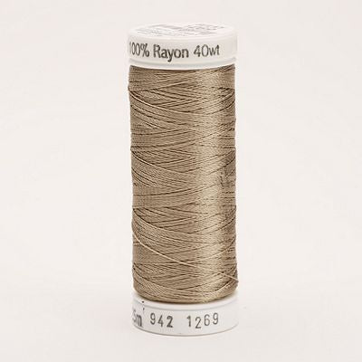 Sulky Rayon Thread 40wt 250yd 3ct Mushroom