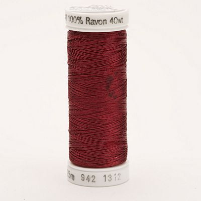 Sulky Rayon Thread 40wt 250yd 3ct Wine