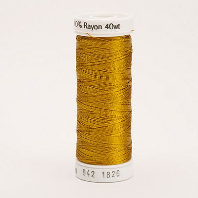Sulky Rayon Thread 40wt 250yd 3ct Galley Gold