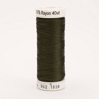 Sulky Rayon Thread 40wt 250yd 3ct Loden Green