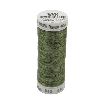 Sulky Rayon Thread 40wt 250yd 3ct Moss Green