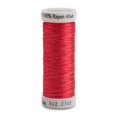 Sulky Rayon Variegated 40wt 250yd 3ct Roses