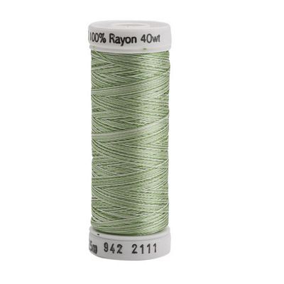 Sulky Rayon Variegated 40wt 250yd 3ct Grass Greens