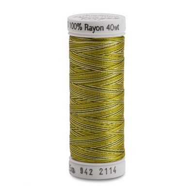 Sulky Rayon Variegated 40wt 250yd 3ct Avocado Greens