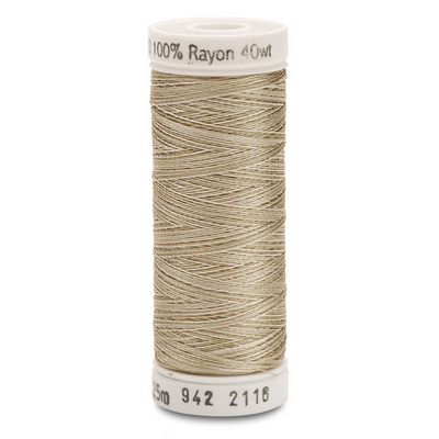 Sulky Rayon Variegated 40wt 250yd 3ct Taupes