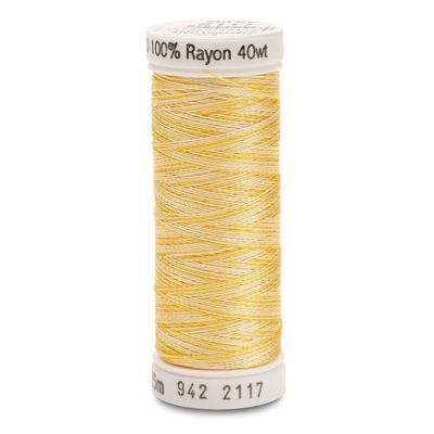 Sulky Rayon Variegated 40wt 250yd 3ct Yellows