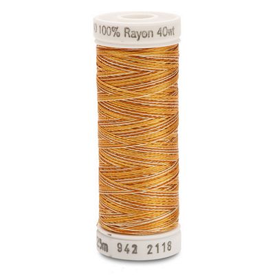 Sulky Rayon Variegated 40wt 250yd 3ct Medium Browns