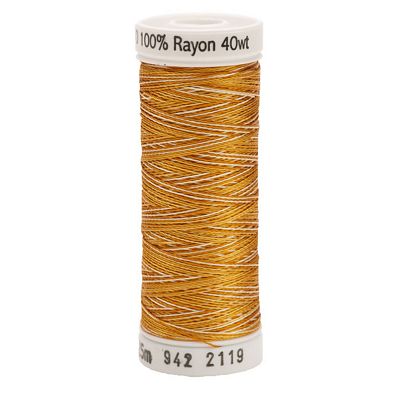 Sulky Rayon Variegated 40wt 250yd 3ct Light Browns
