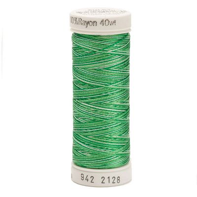 Sulky Rayon Variegated 40wt 250yd 3ct Willow Greens