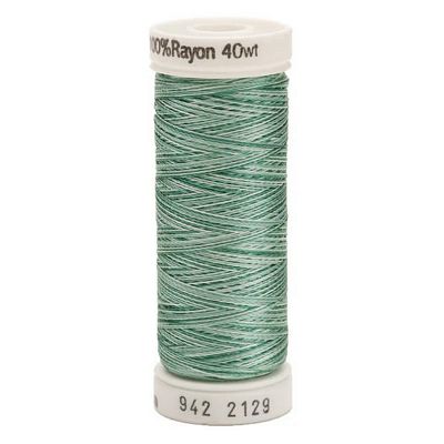 Sulky Rayon Variegated 40wt 250yd 3ct French Greens