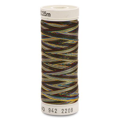 Sulky Rayon Multi 40wt 250yd 3ct Burgundy Green Blue Tan