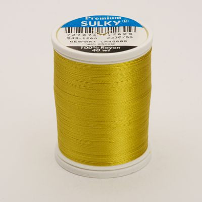 Sulky Rayon Thread 40wt 850yd 3ct Summer Gold