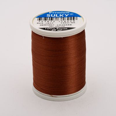 Sulky SO Rayon Thread 40wt 850yd 3ct Toffee