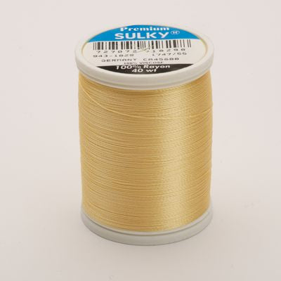 Sulky SO Rayon Thread 40wt 850yd 3ct Creme Brulee