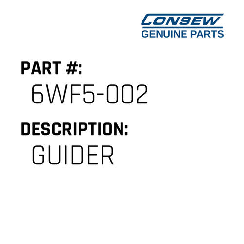 Guider - Consew #6WF5-002